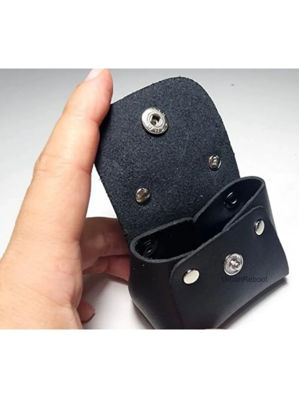 Genuine Leather Mini Pouch Fits AirPods Coin & Accessory Holder Handmade